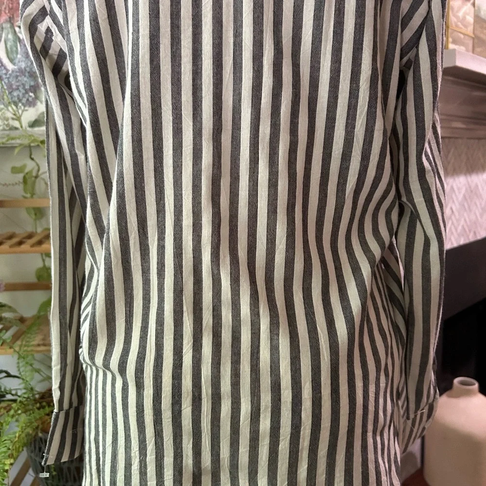 Button down striped shirt long sleeve - Picture 14 of 14
